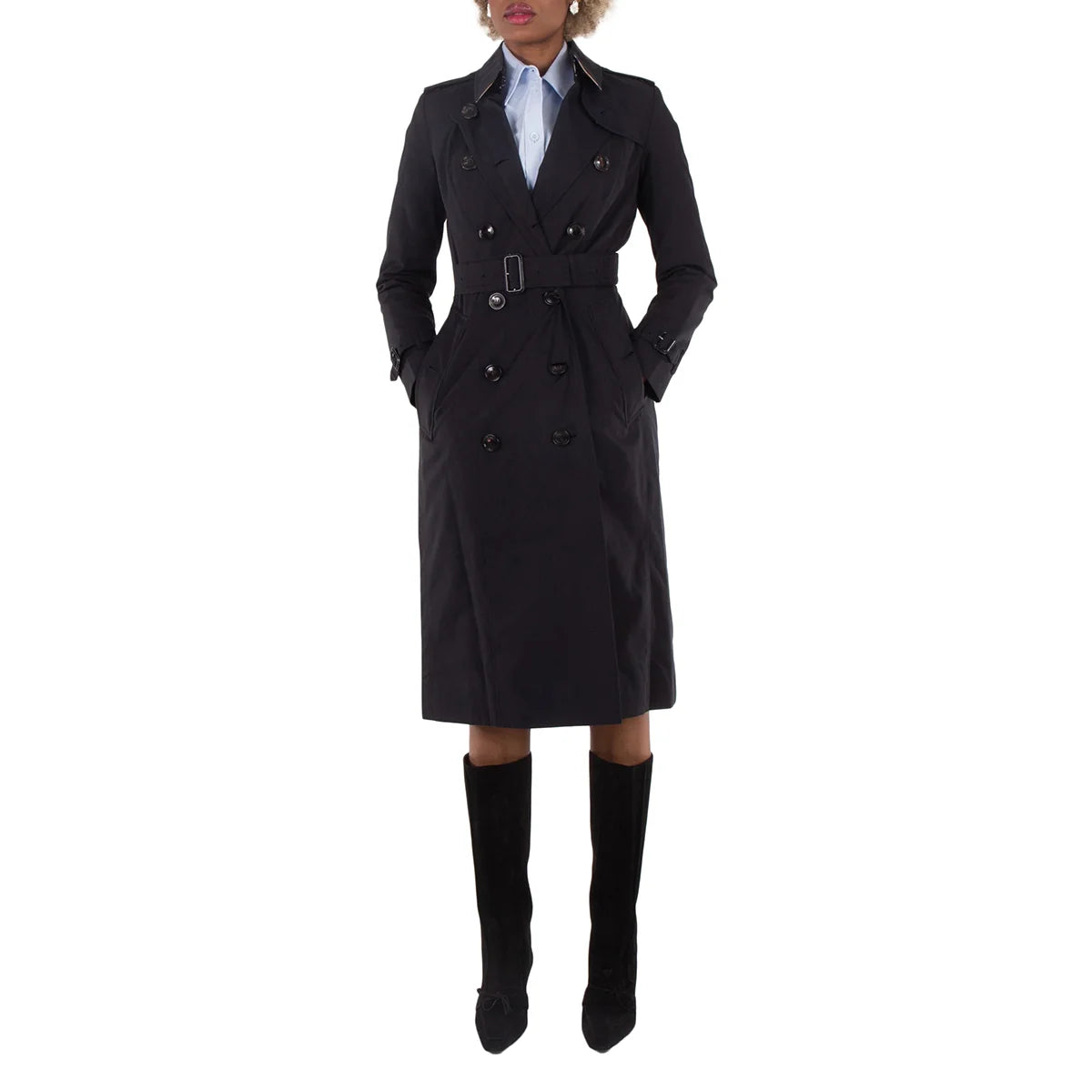 Burberry Slim Fit Long Heritage Chelsea Trench Coat