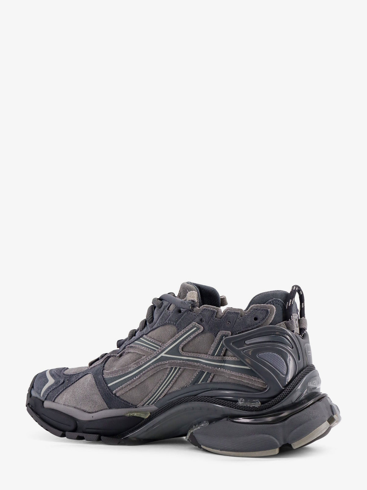 Balenciaga Men Runner Low-Top Suede Sneakers