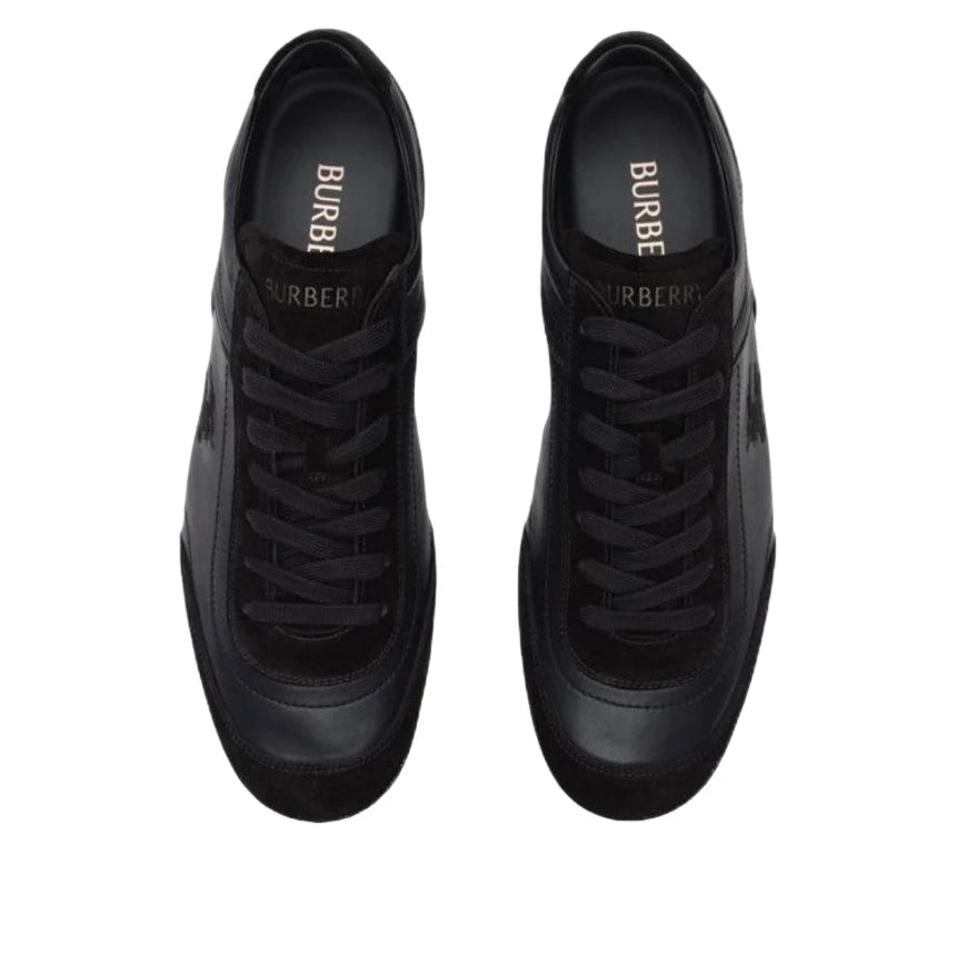 Burberry Leather Knight Runner Sneakers 'Black' 81262821