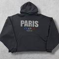 Balenciaga Paris Strass Cropped Hoodie  Women