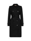 Burberry Kensington Trench Coat — Black