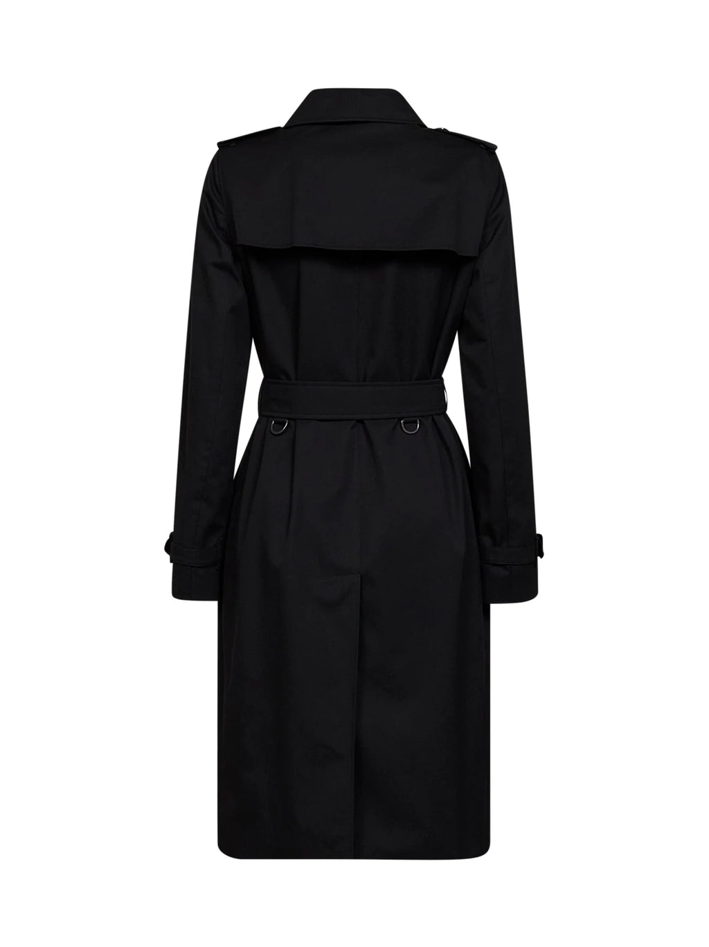 Burberry Kensington Trench Coat — Black