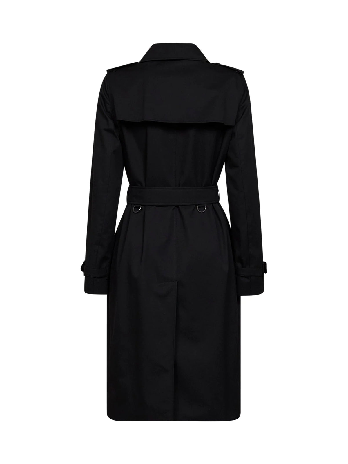 Burberry Kensington Trench Coat — Black